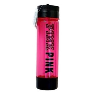 PINK Victoria's Secret Campus Water Bottle with Flip Top Straw & Handle 24 fl oz
